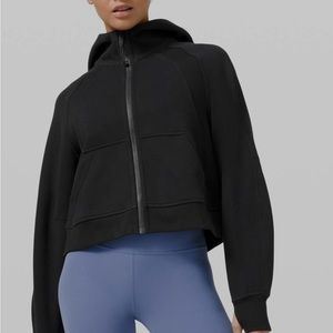 Lululemon Scuba Full-Zip Oversized Cropped Hoodie